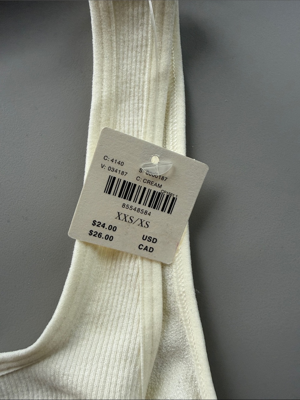 NWT Anthropologie The Hattie Seamless Square Neck Bralette - Picture 7 of 9
